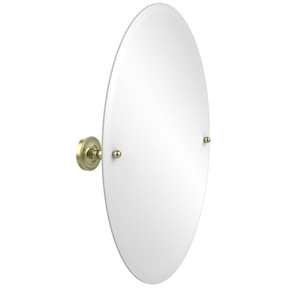 Allied Brass PR-91 Prestige Regal Oval Tilt Mirror with Beveled Edge