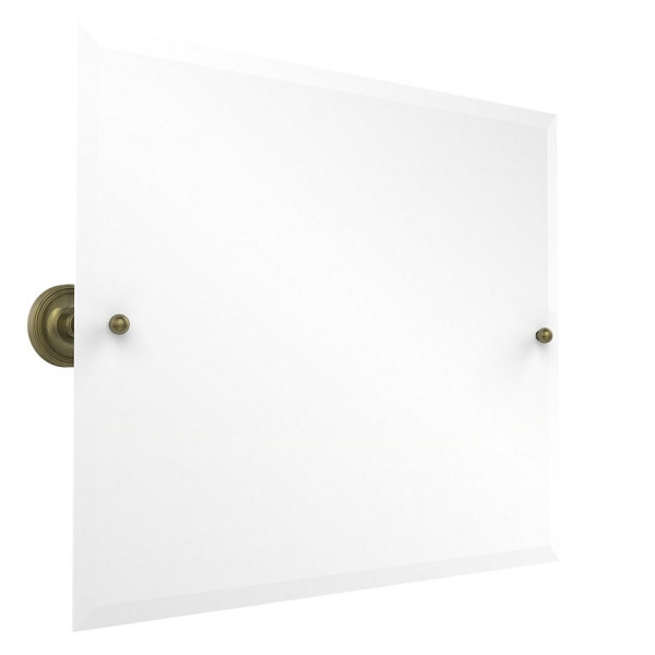Allied Brass PR-93 Landscape Rectangular Tilt Mirror with Beveled Edge