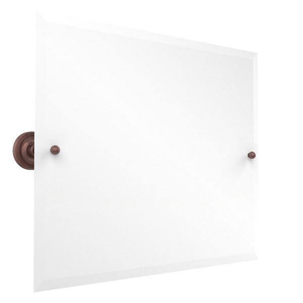 Allied Brass PR-93 Landscape Rectangular Tilt Mirror with Beveled Edge