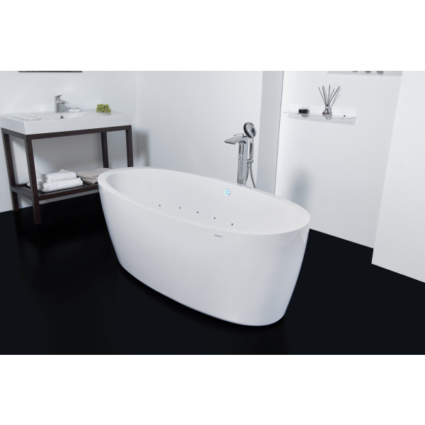 Aquatica PS174A-Wht-Rlx Free Standing Relax Air Massage Bathtub In White