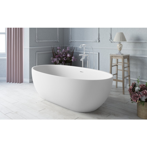 Aquatica PS617M Corelia-Wht (PureScape-617M) Stone Bathtub