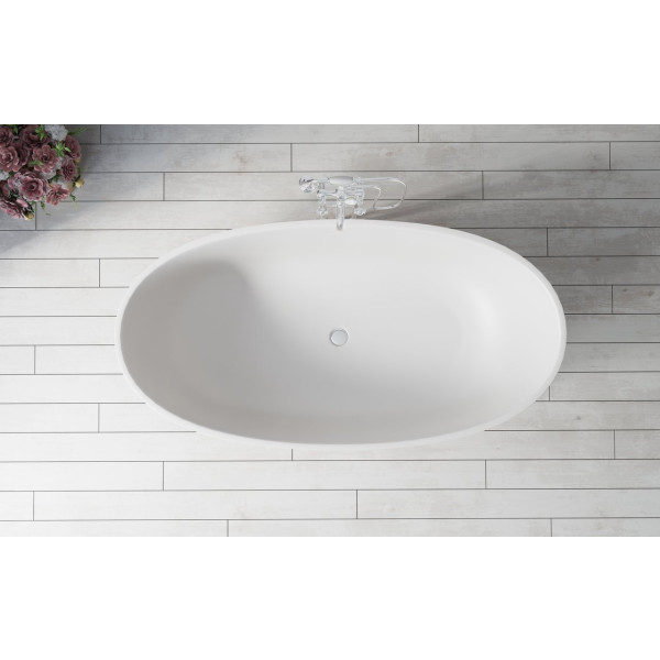 Aquatica PS617M Corelia-Wht (PureScape-617M) Stone Bathtub