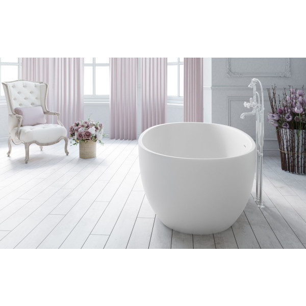 Aquatica PS617M Corelia-Wht (PureScape-617M) Stone Bathtub