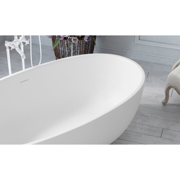 Aquatica PS617M Corelia-Wht (PureScape-617M) Stone Bathtub