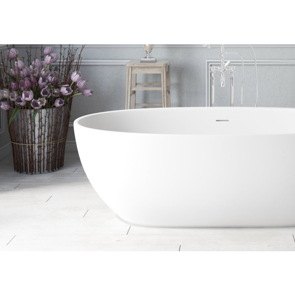Aquatica PS617M Corelia-Wht (PureScape-617M) Stone Bathtub