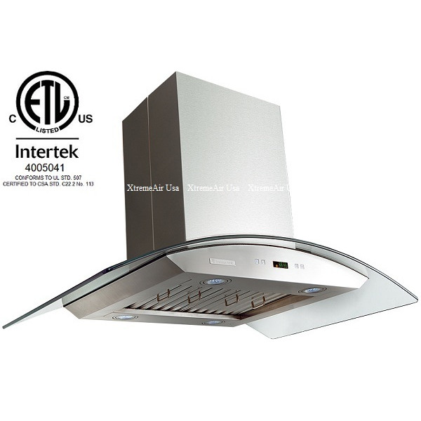 XtremeAir PX01-I36 LED lights Electric Chimney For Kitchen Islands