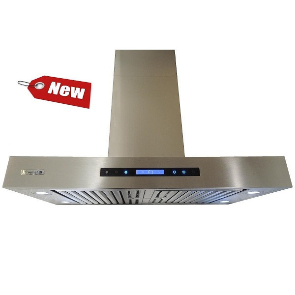 XtremeAir Pro-X Series PX06-I36 36" Wide Stainless Island Mount Range Hood