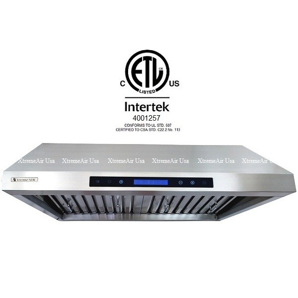 XtremeAir PX12-U36 36 Inch Under Cabinet Mount Range Hood