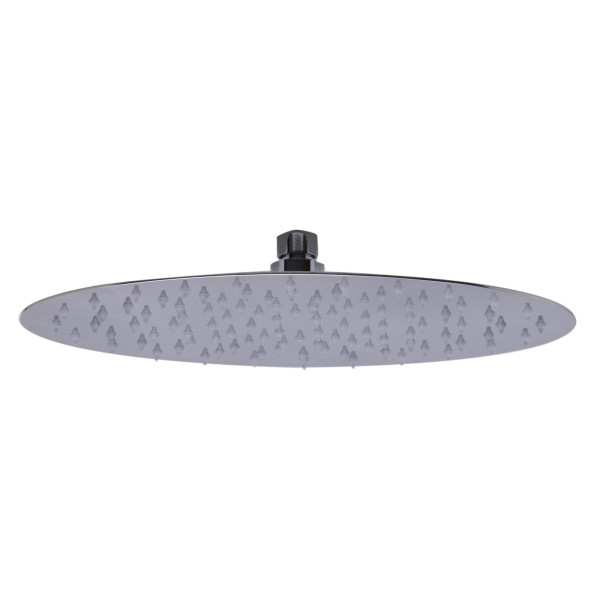 ALFI brand RAIN128 12" Oval Ultra Thin Rain Shower Head Stainless Steel