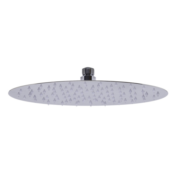 ALFI brand RAIN128 12" Oval Ultra Thin Rain Shower Head Stainless Steel
