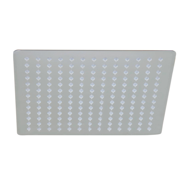 ALFI brand RAIN12S 12 Inch Rain Shower Head - Flat Square Stainless Steel 