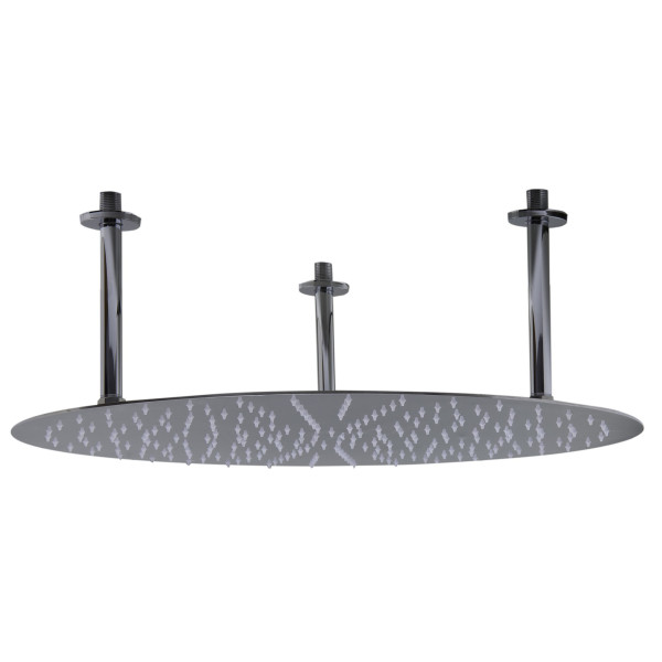 ALFI brand RAIN24R 24" Round Ultra Thin Rain Shower Head Stainless Steel 