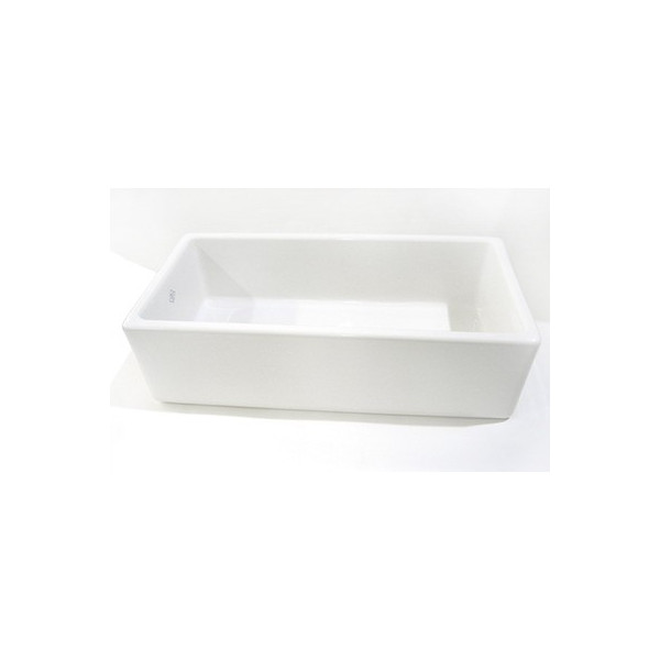 Rohl RC3618WH 36'' Shaws Original White Fireclay Farmhouse Sink