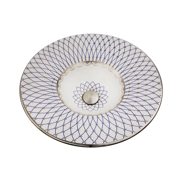 Nantucket Sinks RC77240BS St. Tropez Italian Fireclay Bathroom Sink