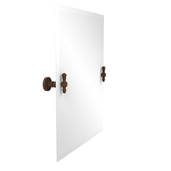 Allied Brass RD-92 21" x 26" Rectangular Tilt Mirror with Beveled Edge