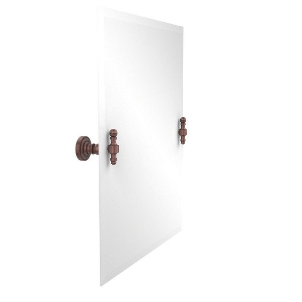 Allied Brass RD-92 21" x 26" Rectangular Tilt Mirror with Beveled Edge