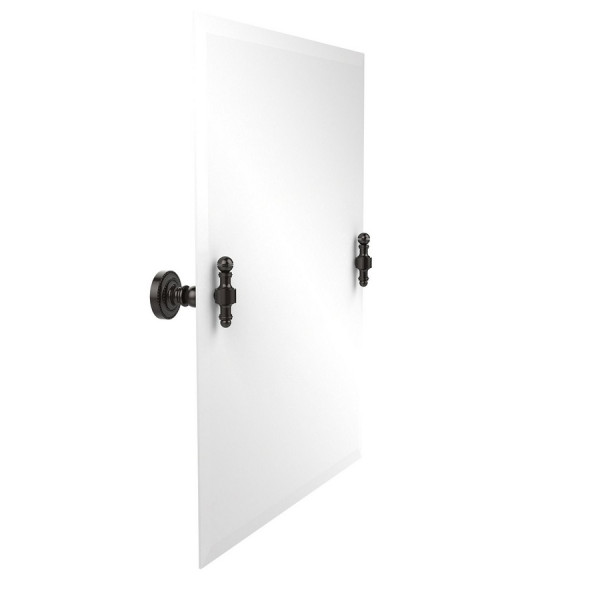 Allied Brass RD-92 21" x 26" Rectangular Tilt Mirror with Beveled Edge