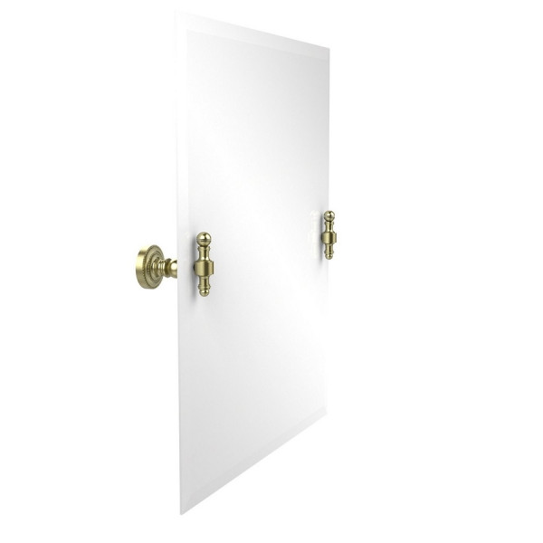 Allied Brass RD-92 21" x 26" Rectangular Tilt Mirror with Beveled Edge