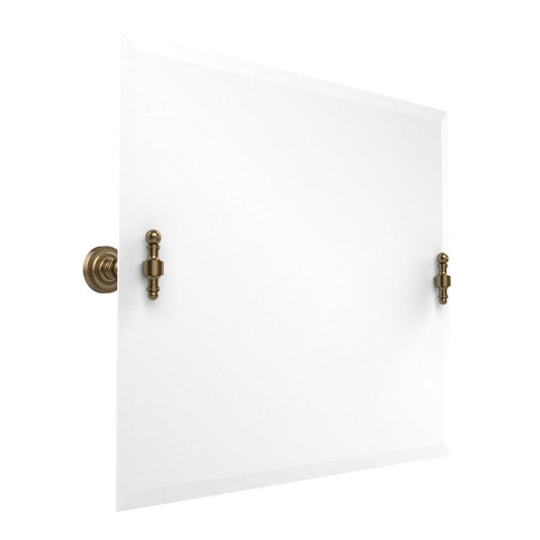 Allied Brass RD-93 Landscape Rectangular Tilt Mirror with Beveled Edge