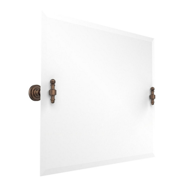 Allied Brass RD-93 Landscape Rectangular Tilt Mirror with Beveled Edge