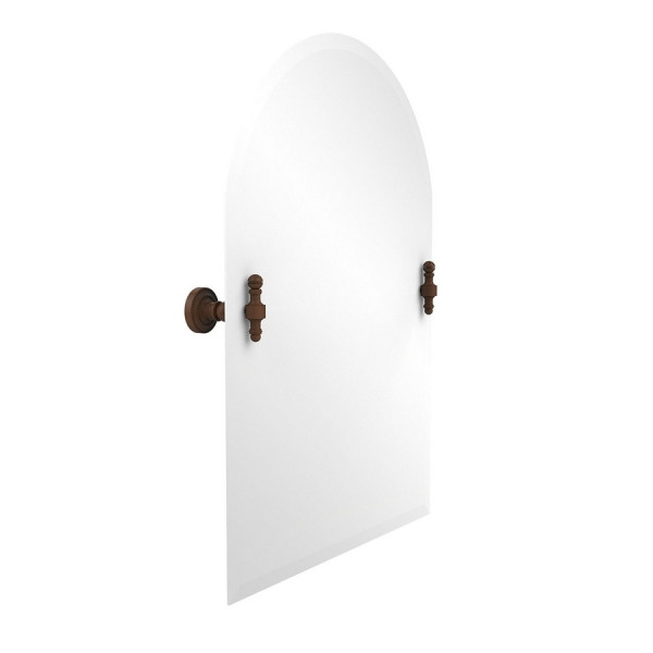 Allied Brass RD-94 21" x 29" Arched Top Tilt Mirror with Beveled Edge
