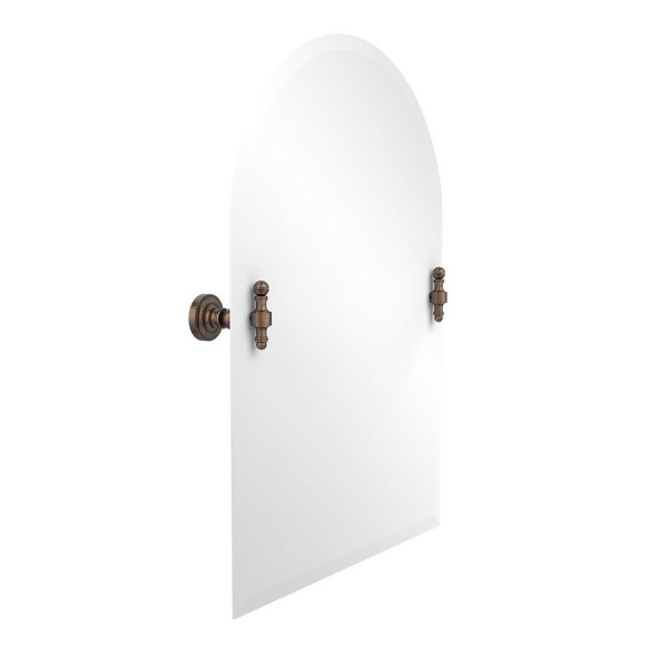 Allied Brass RD-94 21" x 29" Arched Top Tilt Mirror with Beveled Edge