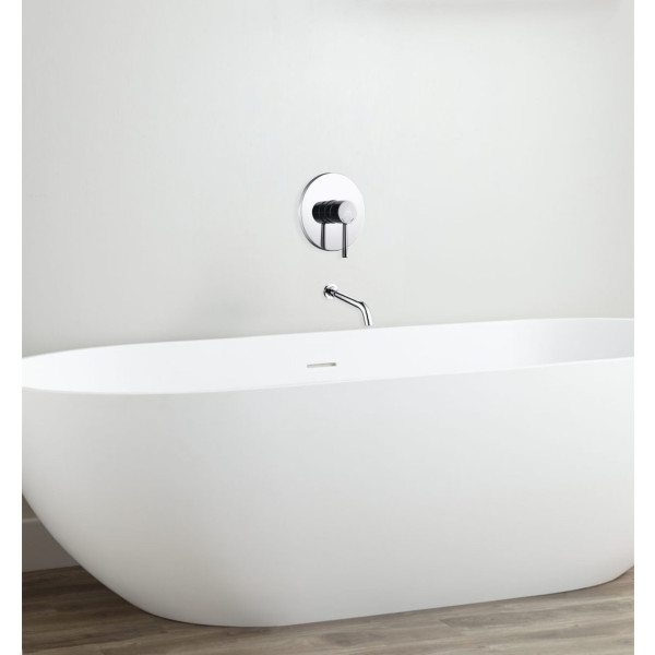 KubeBath RFT1V Aqua Rondo Tub Filler with Rough-In Valve