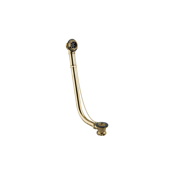 Aquatica RS440 Retro Series Brass Bathroom Waste With Plug and Chain 