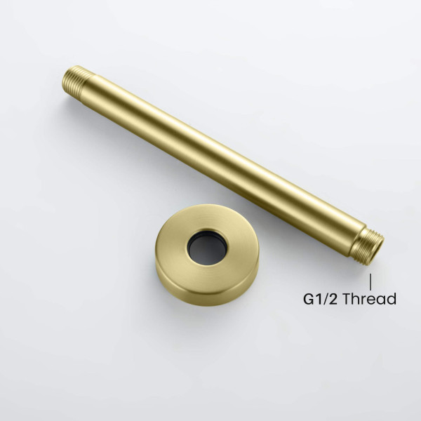 KIBI SA0801BG Circular 8" Ceiling Mounted Shower Arm