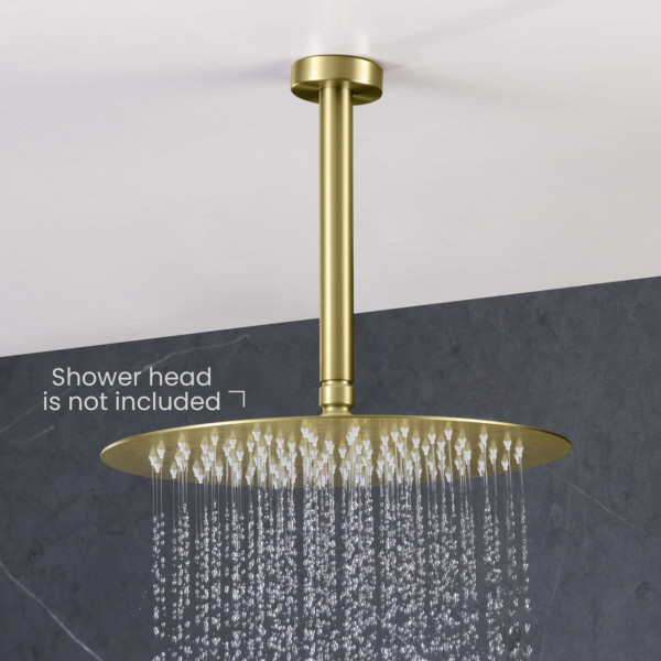 KIBI SA0801BG Circular 8" Ceiling Mounted Shower Arm