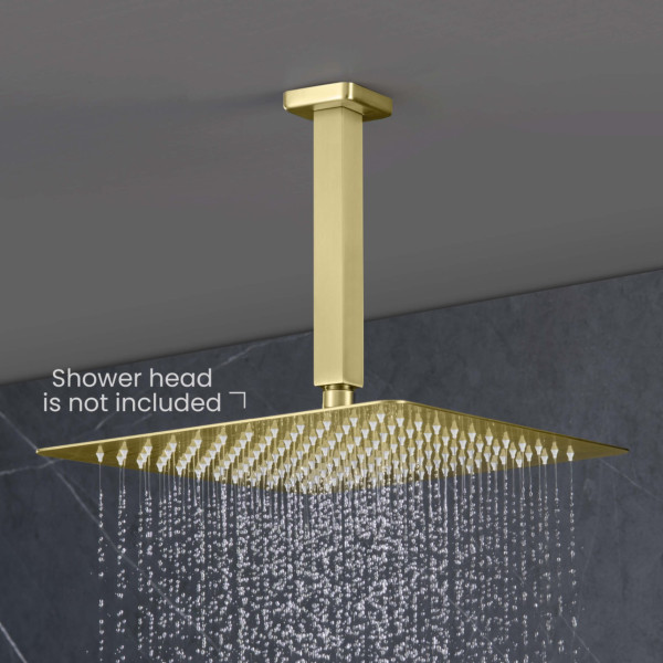 KIBI SA0802BG Cube 8" Ceiling Mounted Shower Arm