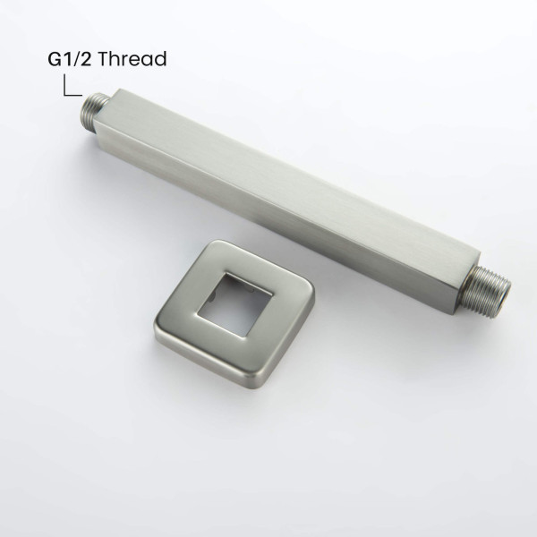KIBI SA0802BN Cube 8" Ceiling Mounted Shower Arm