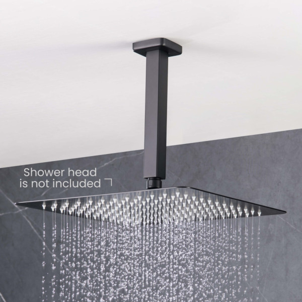 KIBI SA0802MB Cube 8" Ceiling Mounted Shower Arm