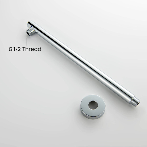 KIBI SA1601CH Circular 16" Wall Mounted Shower Arm