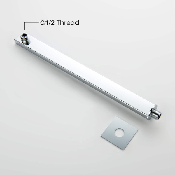 KIBI SA1602CH Cube 16" Wall Mounted Shower Arm