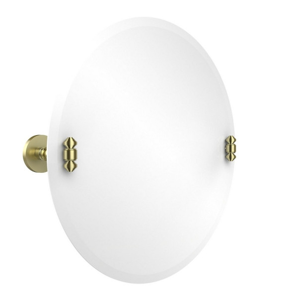 Allied Brass SB-90 22 Inch Round Tilt Mirror with Beveled Edge