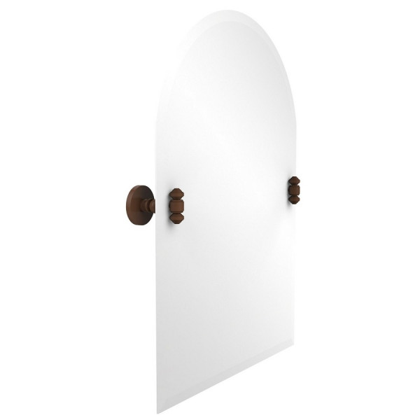 Allied Brass SB-94 21" x 29" Arched Top Tilt Mirror with Beveled Edge