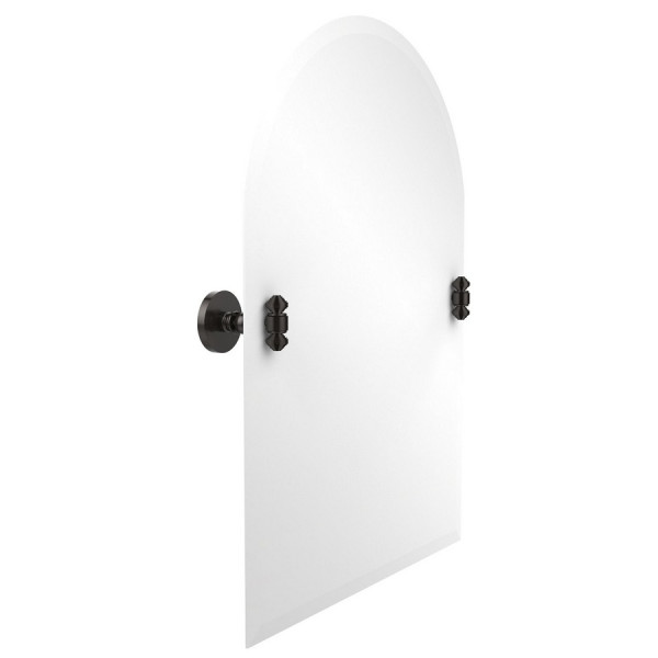Allied Brass SB-94 21" x 29" Arched Top Tilt Mirror with Beveled Edge