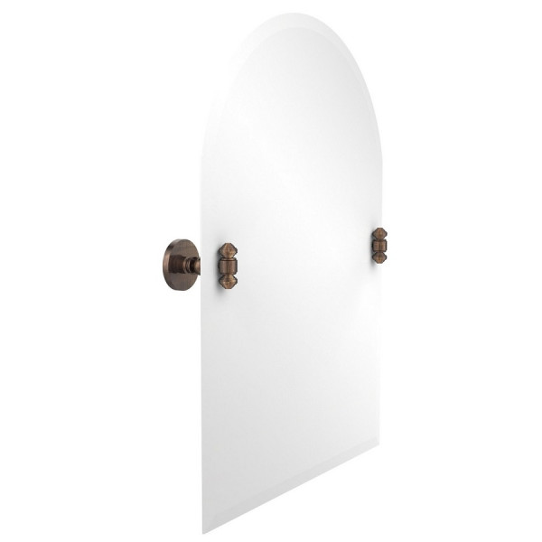 Allied Brass SB-94 21" x 29" Arched Top Tilt Mirror with Beveled Edge