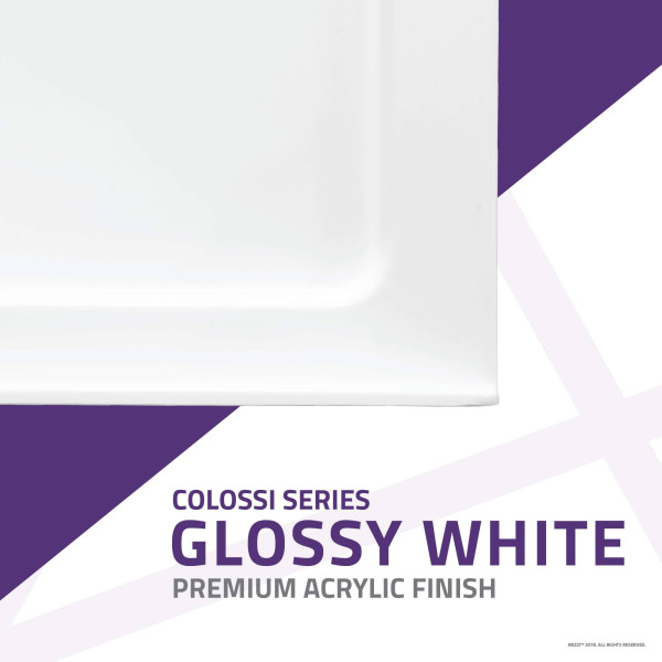 Anzzi SB-AZ007WL Colossi Series 60 in. x 36 in. Shower Base in White