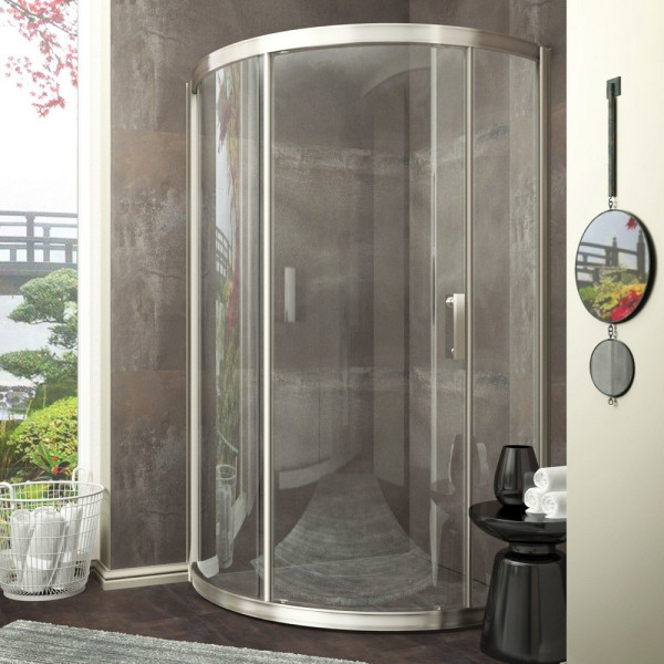 ANZZI SD-AZ01-01 Baron Series Framed Sliding Shower Door With Handle