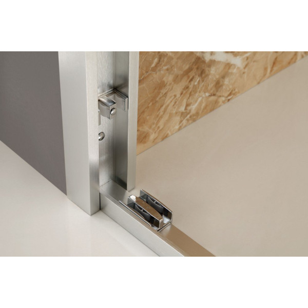 ANZZI SD-AZ01B-L Pharaoh Framed Single Sliding Shower Door With Handle