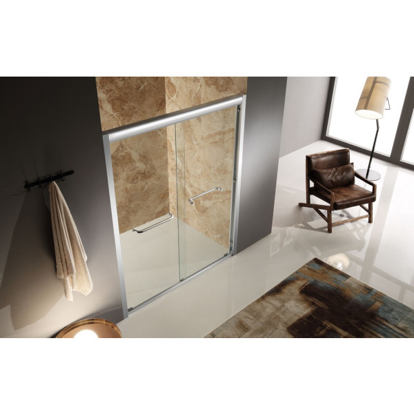 ANZZI SD-AZ01B-R Pharaoh Clear Glass Shower Door With Right Side Door