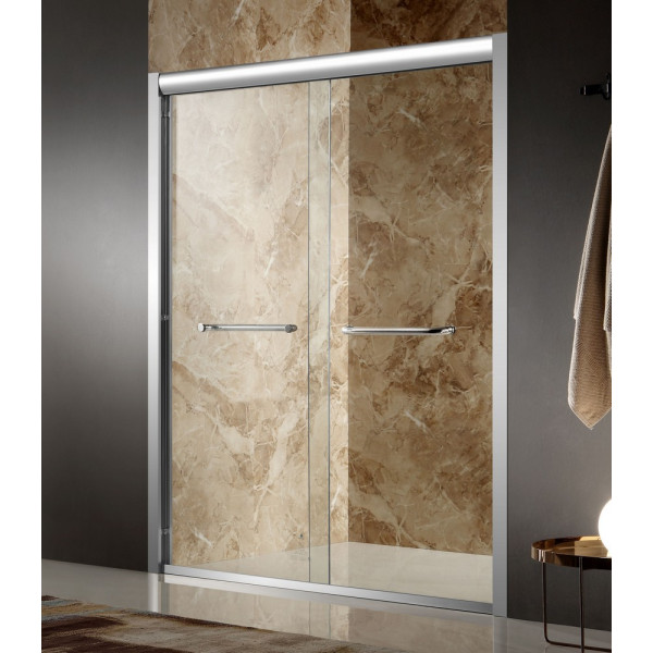 ANZZI SD-AZ01B-L Pharaoh Framed Single Sliding Shower Door With Handle