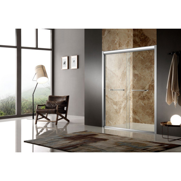 ANZZI SD-AZ01B-L Pharaoh Framed Single Sliding Shower Door With Handle