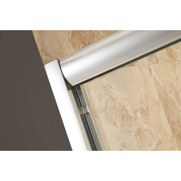 ANZZI SD-AZ01B-L Pharaoh Framed Single Sliding Shower Door With Handle