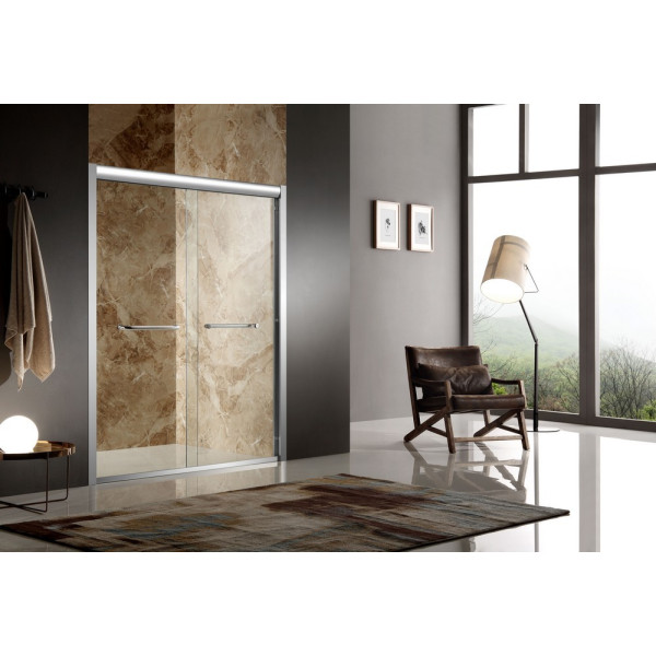 ANZZI SD-AZ01B-R Pharaoh Clear Glass Shower Door With Right Side Door