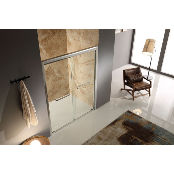 ANZZI SD-AZ01B-R Pharaoh Clear Glass Shower Door With Right Side Door