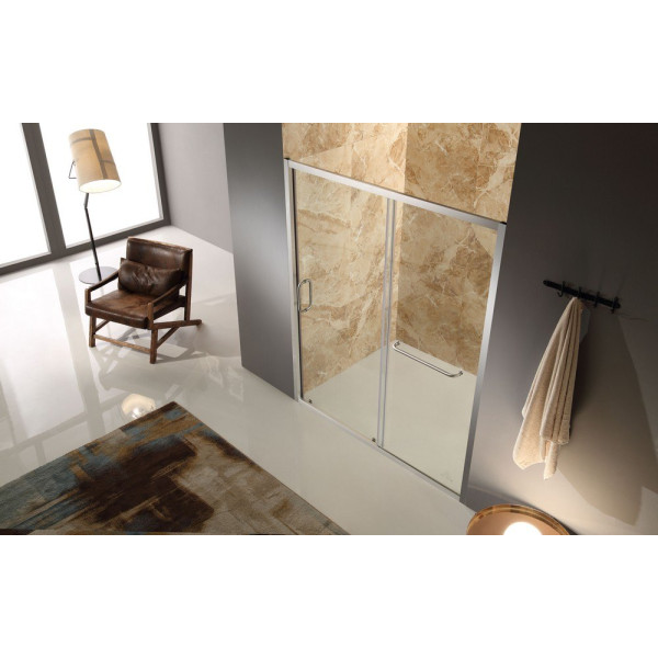 ANZZI SD-AZ02A-R Regent Clear Glass Framed Shower Door With Handle