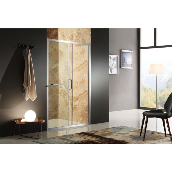 ANZZI SD-AZ02A-L Regent Single Sliding Bathroom Shower Door With Handle